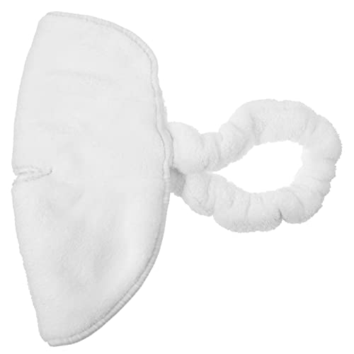 OATIPHO Heiße und kalte Kompresse Gesichts tuch heißes Gesicht Handtuch Warmes Gesicht Handtuch frauen gesichtstuch Gesichtshandtücher wiederverwendbar Gesichtstücher Korallenvlies Weiß von OATIPHO