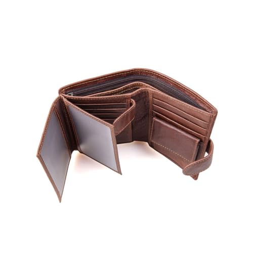 OATIPHO Herren Bifold Geldbörse Retro Portemonnaie Aus Hochwertigem Material Multifunktionaler Kartenhalter Für Kreditkarten Ausweis Für Büro Alltag Stilvolles Für Besondere Anlässe von OATIPHO