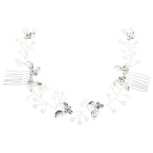 OATIPHO Hochzeit Haarschmuck für Bräute Eleganter Silberner Haarkamm mit Doppelzahn Design für Partys Hochzeiten und Fotoshootings Einzigartiges Accessoire für Besondere Anlässe OATIPHO Hochzeit Haarschmuck für Bräute Eleganter Silberner Haarkamm mit Doppelzahn Design für Partys Hochzeiten und Fotoshootings Einzigartiges Accessoire für Besondere Anlässe von OATIPHO