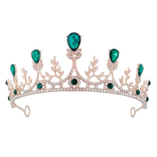 OATIPHO Hochzeit Krone Stirnband Strass Prinzessin Braut Krone Tiaras Kristall Braut Tiara Kopfschmuck Kopfschmuck Haarband Kopfbedeckung Kopfbedeckung Frauen Haarschmuck Zubehör von OATIPHO