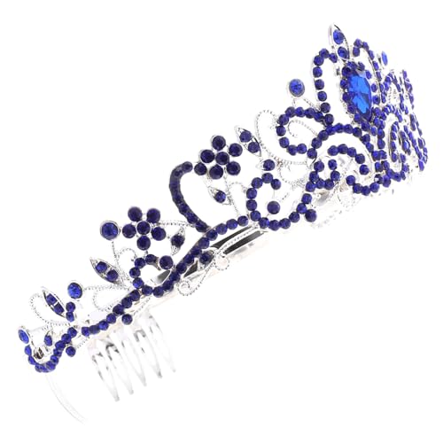 OATIPHO Hochzeit Krone Tiara für Braut Verstellbare Kristallkrone mit Funkelnden Rhinestones Leicht und Bequem für Hochzeiten Geburtstagsfeiern und Besondere Anlässe von OATIPHO