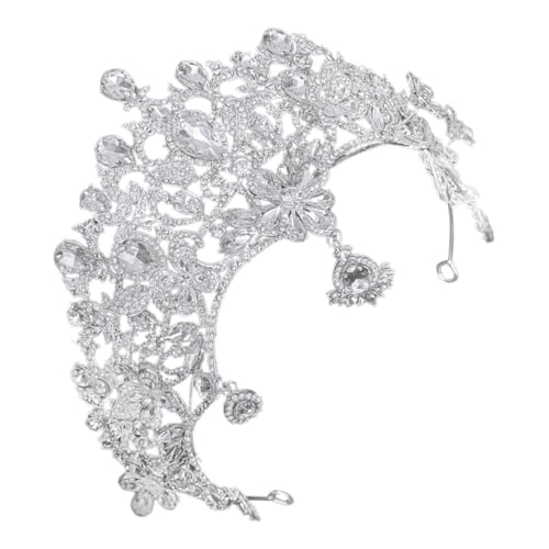 OATIPHO Hochzeit Krone für Damen Rhinestone Tiara Haarschmuck für Braut Abschlussball und Partys Leicht und Komfortabel zu Design für Festliche Anlässe von OATIPHO