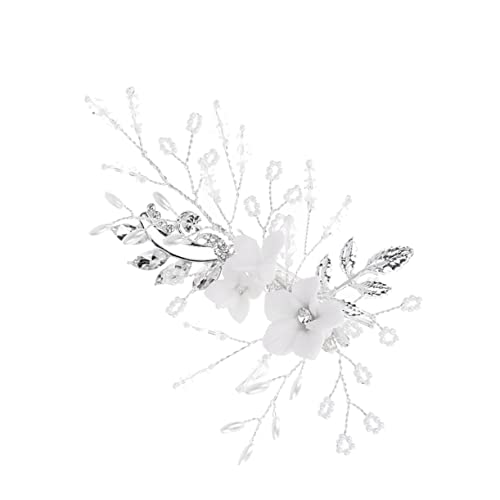 OATIPHO Hochzeits Haarschmuck mit Kristallblumen Eleganter Haarkamm für Damen für Brautfrisuren Partys und Besondere Anlässe Leicht und Komfortabel Stilvolle Haaraccessoires für von OATIPHO