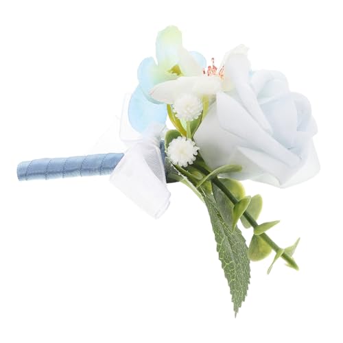 OATIPHO Ansteckblumen Für Bräutigam Künstliche Rosen-anstecknadel Hochzeitsaccessoires Für Herren Anzug-dekoration Für Abschlussball Und Jubiläumsparty von OATIPHO