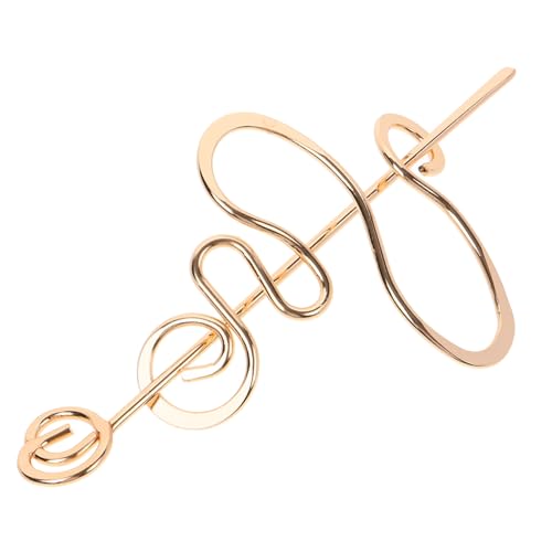 OATIPHO Hollow Hair Decor Haarnadel Klassische Haarschmuck für Frauen Große Goldene Gewundene Haarklammer für Hochsteckfrisuren Geeignet für Verschiedene Frisuren und Anlässe von OATIPHO