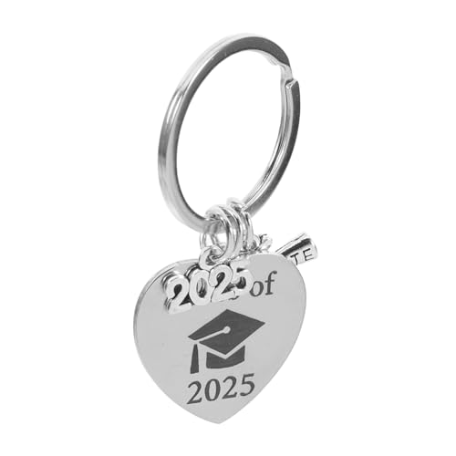 OATIPHO Inspirierender Abschluss Schlüsselanhänger Für Studenten 2025 Edelstahl Erinnerungsstück Motivations Schlüsselanhänger Für Abiturienten Und Hochschulabschlüsse Perfektes von OATIPHO