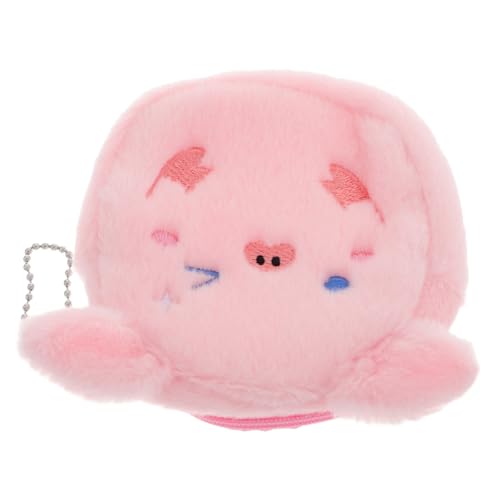 OATIPHO Süßer Plüsch Schweinchen Geldbeutel Mit Reißverschluss Kleiner Cartoon Handtasche Für Mädchen Tierisches Mini Portemonnaie Für Münzen Und Kopfhörer Lustige Geldbörse Für von OATIPHO