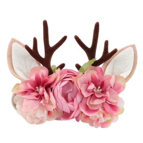 OATIPHO Junge Mädchen Haarband mit Blumen Weiches Langlebiges Kopfband für Modisches Haarschmuck für Mädchen Geeignet für Alltag Geburtstag und Festliche Anlässe von OATIPHO