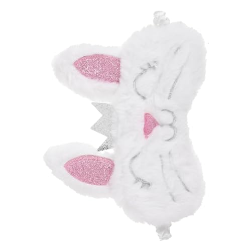 OATIPHO Kaninchen Augenabdeckung Für Schlafmaske Aus Plüsch Augenschirm Für Mädchen Reisebegleitung Im Flugzeug Und Zug von OATIPHO