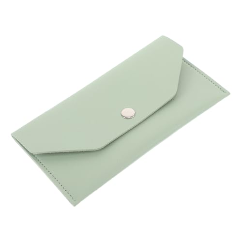 OATIPHO Pu Geldbörse Für Damen Langer Geldbeutel Mit Fächern Für Bargeld Münzen Und Karten Wiederverwendbare Organizer-Tasche Wassergrün Praktisch Für Alltag Und von OATIPHO