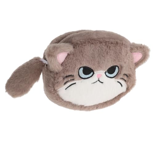 OATIPHO Kawaii-Katzen-geldbörse: Niedliche Cartoon-plüsch-geldbörse – Schreibwarentasche Für Studenten – Reise-Make-up-kopfhörertasche Mit Reißverschluss Für Mädchen von OATIPHO