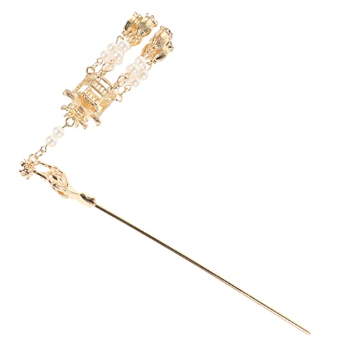 OATIPHO Klassische Perlen Haarnadel mit Quaste Chinesischer Haarstab für Damen Haarschmuck Accessoire für Besondere Anlässe Hochzeiten Partys und Mehr von OATIPHO