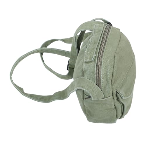 OATIPHO Kleine Canvas Umhängetasche Damen Mini Crossbody Bag Verstellbarer Schultergurt Leicht und Robust Für Handy und Reise Essentials von OATIPHO