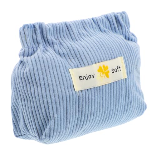 OATIPHO Kleine Cord-Tasche Für Damen Reisetasche Für Toilettenartikel Aufbewahrungs-Organizer Mit Elastischen Fächern Für Lippenstifte Kosmetika Und Kleine Gegenstände von OATIPHO