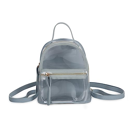 OATIPHO Kleiner Damenrucksack Transparent Damentasche Als Handtasche Rucksack Für Frauen Und Mädchen Stylische Freizeittasche Für Reisen Und Camping von OATIPHO