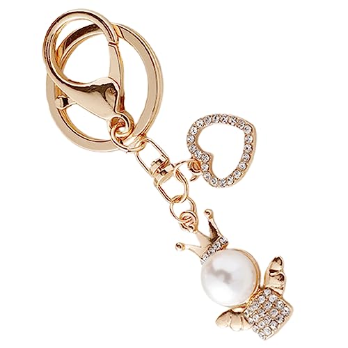 OATIPHO Party Engel Schlüsselanhänger Charm Mit Perlen Und Strass Taschenanhänger Für Hochzeiten Und Weihnachtsdeko Für Und Souvenirs von OATIPHO