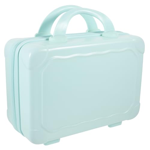 OATIPHO Kleiner Make Up Koffer Pastellfarben Tragbare Kosmetiktasche mit Großem Stauraum und Praktischem Design für Reisen für Damen und Make Up von OATIPHO