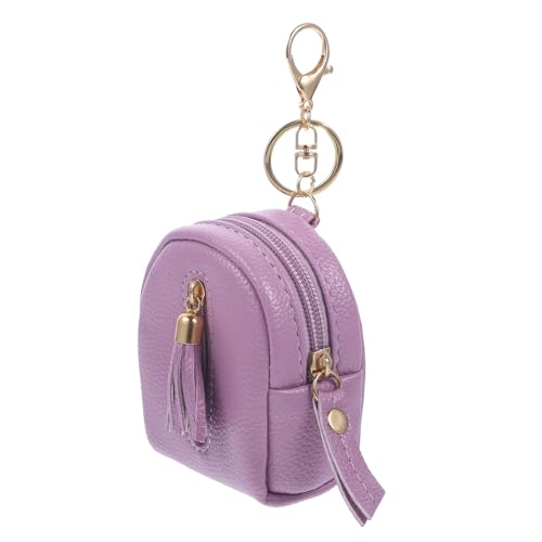OATIPHO Kleiner Geldbeutel Mit Quaste Tragbare Aufbewahrungstasche Für Münzen Schlüssel Und Kabel Reißverschluss Zufällig von OATIPHO