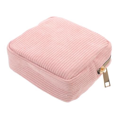 OATIPHO Reise-kulturtasche Aus Cord Tragbare Schminktasche Für Damen Kosmetiktasche Mit Reißverschluss Aufbewahrungstasche Für Make-up Lippenstifte Und Eyeliner Vielseitig Für von OATIPHO