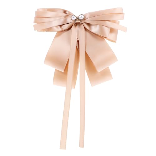 OATIPHO Mode Bogen Revers Pin Big Bowknot Brosche Pin Frauen Fliege Fliege Bogen Brosche Elegante Fliege Brosche von OATIPHO