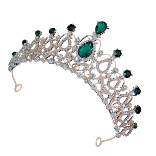 OATIPHO Kristallkronen-Tiara Geburtstagsfeier Geburtstag Tiara Mädchenkrone Kronen für Tiara-Krone Krone für Mädchen Mädchenzubehör Haarschmuck Metall Tiara Kinderkrone Strass Grün OATIPHO Kristallkronen-Tiara Geburtstagsfeier Geburtstag Tiara Mädchenkrone Kronen für Tiara-Krone Krone für Mädchen Mädchenzubehör Haarschmuck Metall Tiara Kinderkrone Strass Grün von OATIPHO