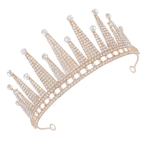 OATIPHO Krone Mit Strass Für Braut Hochzeit Diademe Für Frauen Festzug Braut-tiara Kopfschmuck Glänzend Und Elegant von OATIPHO