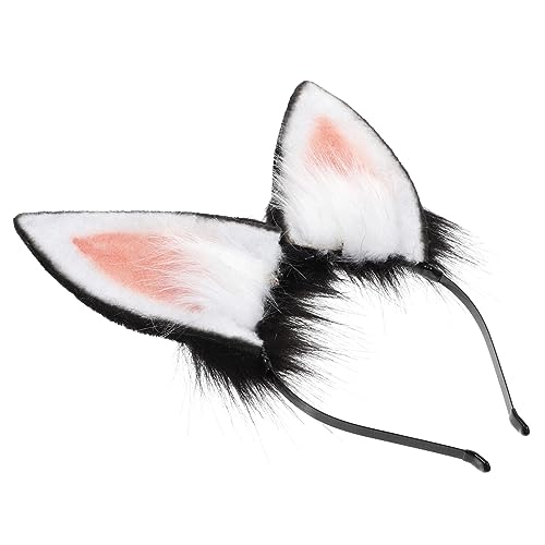 OATIPHO Kuscheliges Hasenohren Haarreif aus Weichem Furry Bunny Ear Kopfbedeckung für Cosplay Halloween und Einzigartiger Modischer Haarschmuck für Kostümpartys und Feste von OATIPHO