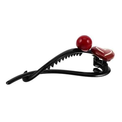 OATIPHO Liebe Haarnadel Haarkämme zum Stylen Scheidekämme zum Flechten von Haaren Spa-Stirnbänder für Frauen Brautaccessoires für den Junggesellinnenabschied Harz rot von OATIPHO