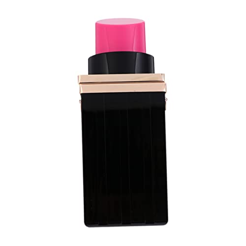 OATIPHO Lippenstift Form Schultertasche Transparente Mit Kette Kleine Abendtasche Für Damen Für Partys Und Besondere Anlässe Schwarz von OATIPHO