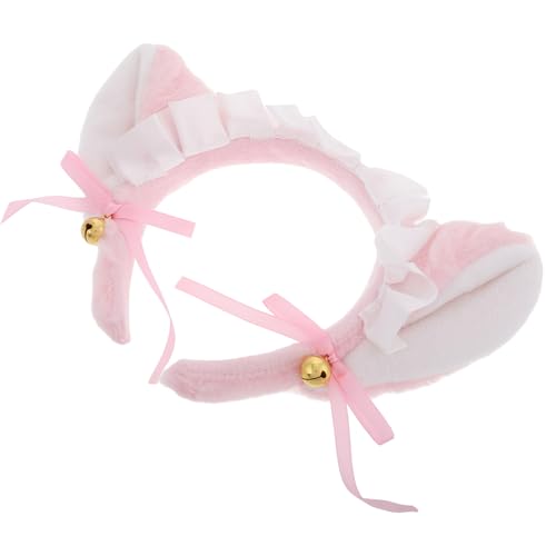 OATIPHO Realistische Katzenohren Kopfbedeckung für Damen mit Spitzen Schleife Lolita Haar Accessoire für Cosplay Partys Süßes Tierohr Stirnband OATIPHO Realistische Katzenohren Kopfbedeckung für Damen mit Spitzen Schleife Lolita Haar Accessoire für Cosplay Partys Süßes Tierohr Stirnband von OATIPHO