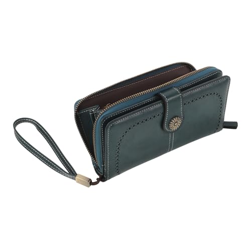 OATIPHO Herren-geldbörse Schmal Mit Reißverschluss Damen-geldbörse Mit Münzbörse Kartenhalter Aus Robustem Material Wechselgeldhalter Mit Reißverschluss Tragbare Für Täglichen von OATIPHO