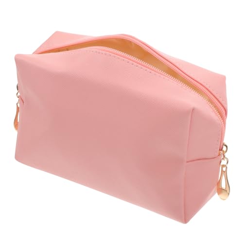 OATIPHO Makeup Bag Für Frauen Kompakte Und Tragbare Kosmetiktasche Wasserabweisende Toilettentasche Für Reisen Mit Mehreren Fächern Sanftem Wasserfarben von OATIPHO