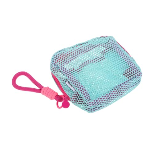 OATIPHO Mesh-Aufbewahrungstasche Für Die Dusche Netz-reisetaschen Kleine Schminktasche Make-up-schwammhalter Münztragetasche Tragetasche Für Kopfhörer Drahtgeflecht von OATIPHO