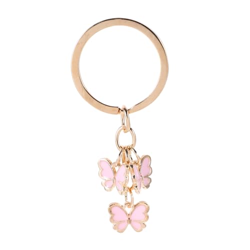 OATIPHO Schmetterlings Schlüsselanhänger Aus Metall Modischer Schlüsselring Für Damen Und Herren Ästhetisches Design Für Handtaschen Und Rucksäcke Einzigartige Geschenkidee Für von OATIPHO