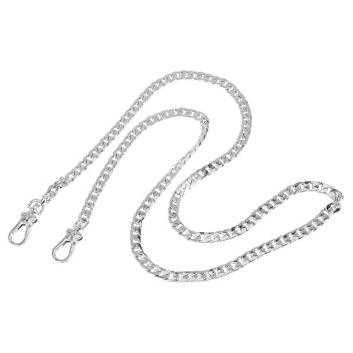 OATIPHO Metalltaschenkette mit Hochwertigen Schnallen Verstellbarer Schulter Crossbody riemen für Damenhandtaschen Umhängetaschen und Clutches Stabile DIY Ersatzkette in Silber von OATIPHO