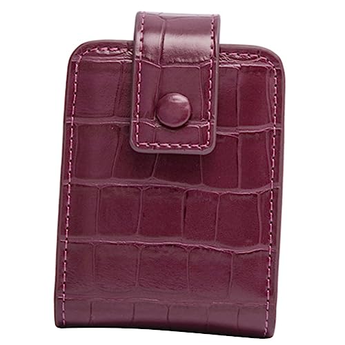 OATIPHO Lippenstiftetui Mit Spiegel Für Handtasche Kleiner Kosmetiktasche Tragbare Make up Tasche Damen Geldbeutel Für Reisen Praktische Lippenstifthalter von OATIPHO