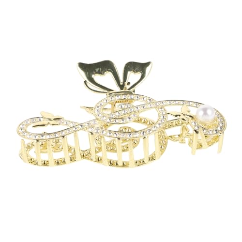 OATIPHO Haarspange Mit Musiknote Und Künstlicher Perle Elegante Haarklammer Mit Notenform Für Dickes Haar Accessoires Für Frauen von OATIPHO