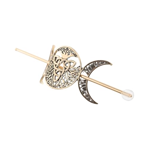 OATIPHO Moonförmiger Haarschmuck Legierung Haarspange Für Lange Geeignet Für -styles Und Hochsteckfrisuren Chinesische Haaraccessoires Für von OATIPHO