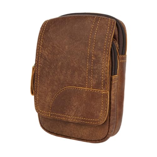 OATIPHO Multifunktionale Herren Hüfttasche Retro Stil Verstellbar Robuste Outdoor Bauchtasche für Sport Reisen und Alltag Geeignet für Handy und Schlüssel von OATIPHO