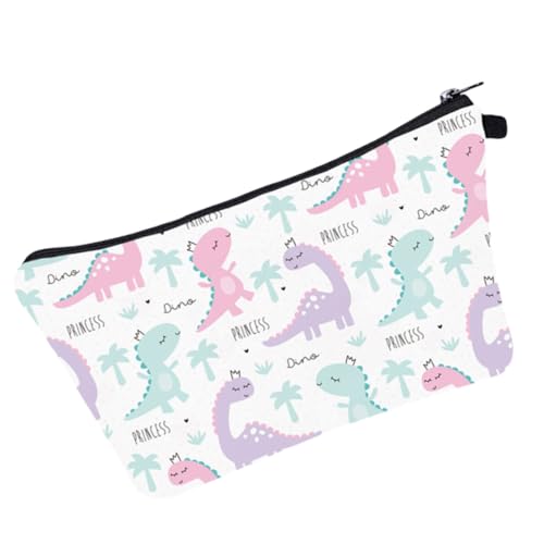 OATIPHO Multifunktionale Kosmetiktasche mit Cartoon Dinosaurier Muster Handtasche für Damen Waschbeutel und Make Up Organizer für Reisen und Zuhause von OATIPHO