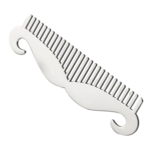 OATIPHO Multifunktionaler Bartkamm aus Klappkamm für Bartpflege und Haarstyling als Flaschenöffner für Männer und zu Jedem von OATIPHO