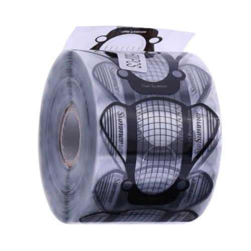 OATIPHO Nagelverlängerungs Papier Tray aus PVC Selbstklebende Nagelhilfe für Uv Gel Maniküre für Nagelkunst und Anfänger Praxis von OATIPHO