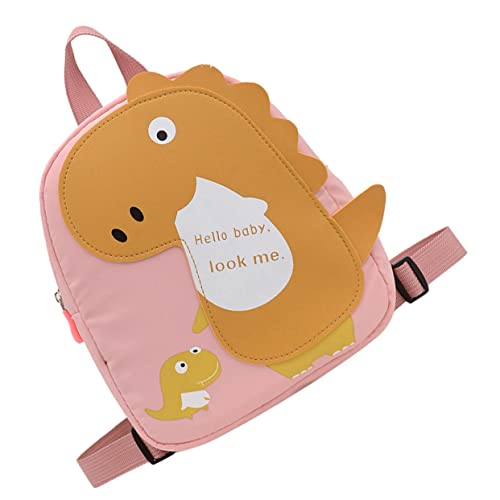 OATIPHO Nylon Mädchen-Rucksack Mit Verstellbarem Schultergurt Süßer Dinosaurier-Design Praktische Schul Und Reisetasche Für Jungen Und Mädchen Leicht Und von OATIPHO
