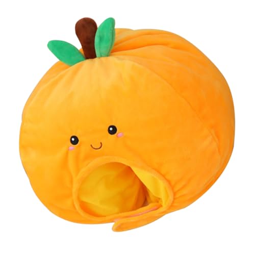 OATIPHO Plüsch Orange Hut Für Und Kostümpartys Lustige Kopfbedeckung Für Für Musikfestivals Und Rollenspiele Zufällige Farben von OATIPHO