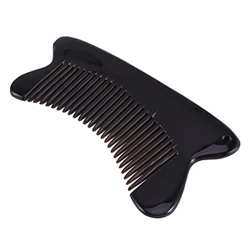 OATIPHO Ox Horn Massagekamm für Kopfhautmassage Tragbarer zur Fördert die Durchblutung und Beugt Haarausfall für Männer Leicht und Langlebig von OATIPHO