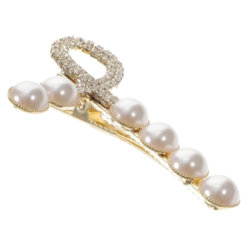 OATIPHO Perlen Haarclip für Damen Eleganter Seitlicher Haarklammer mit Kunstperlen Perfektes Accessoire für Hochzeiten und Alltag Romantisches und Stilvolles Haarschmuck für von OATIPHO