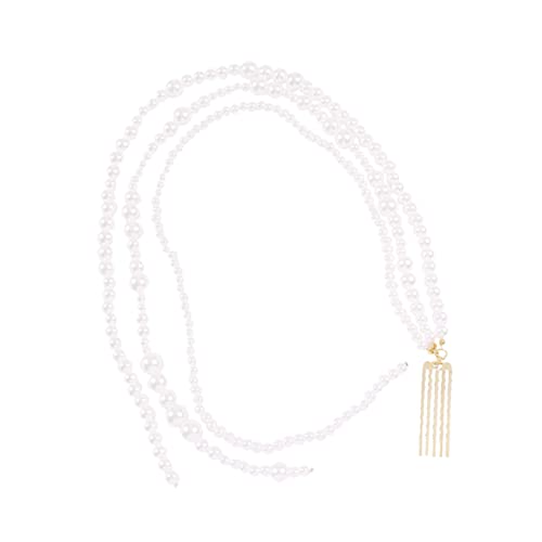 OATIPHO Perlen Haarspange für Lange Haare Haarnadel Modischer Haarschmuck für und Mädchen für Besondere Anlässe und Tägliches Styling von OATIPHO