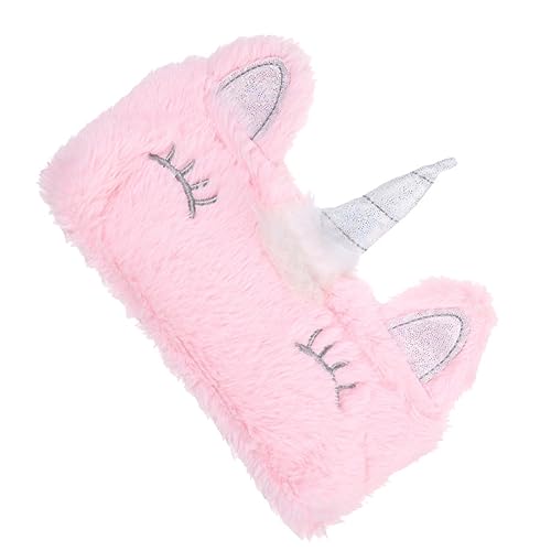 OATIPHO Plüsch Federtasche Mädchen Rosa Multifunktionaler Stifteköcher Kosmetiktasche Reise Münzbeutel Niedliche Einhorn Regenbogen Schreibwaren Organizer von OATIPHO