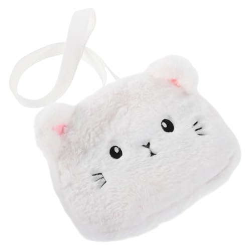 OATIPHO Plüsch Katzen Umhängetasche für Mädchen Niedliche Schultertasche Weichem Material für Reisen und Alltag als Geldbörse oder Kleines Accessoire von OATIPHO