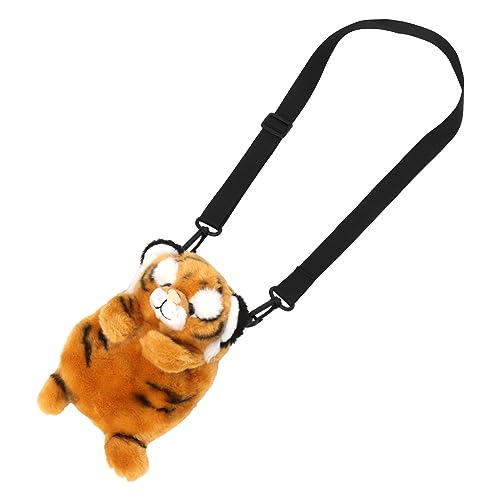 OATIPHO Plüsch Tiger Umhängetasche Kawaii Cartoon Schultertasche mit Verstellbaren Riemen für Partys und Freizeitaktivitäten Leicht und Perfektes für OATIPHO Plüsch Tiger Umhängetasche Kawaii Cartoon Schultertasche mit Verstellbaren Riemen für Partys und Freizeitaktivitäten Leicht und Perfektes für von OATIPHO